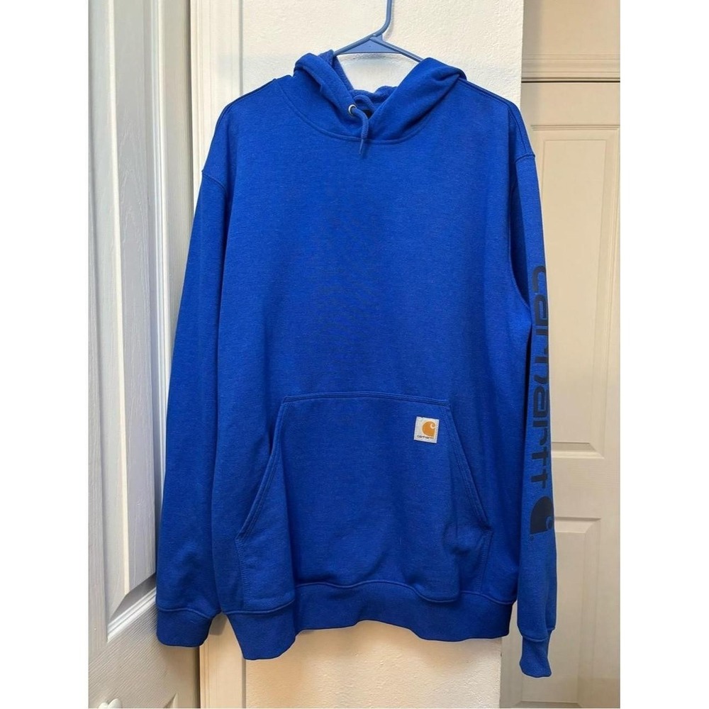 Carhartt Men's Blue Hoodie